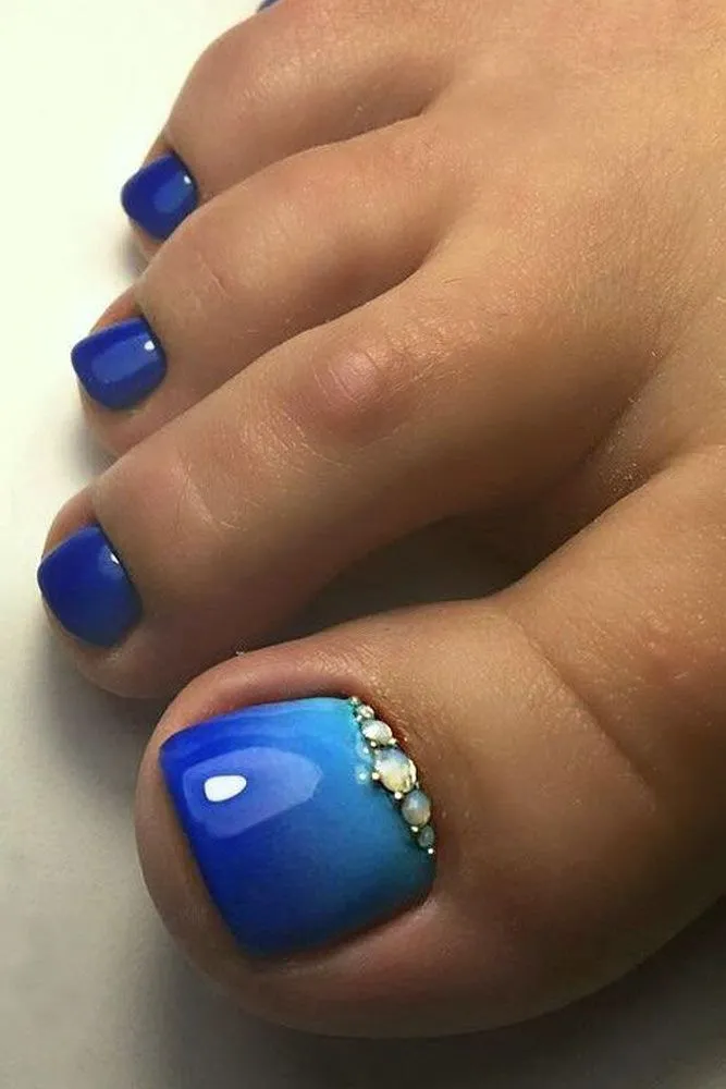 Electric Blue Ombre 2