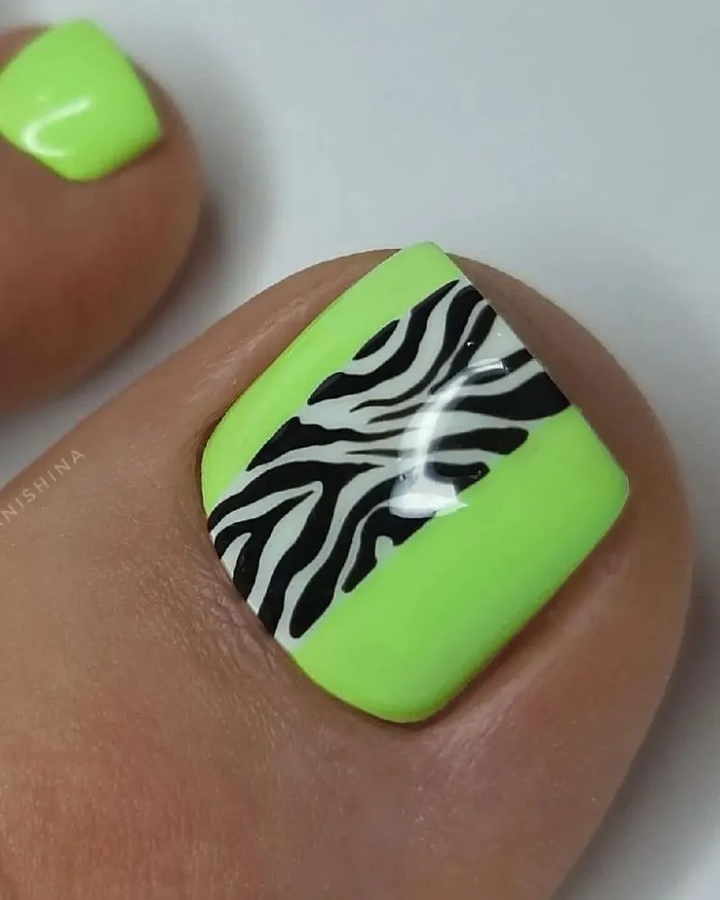Summer Toe Nail Design