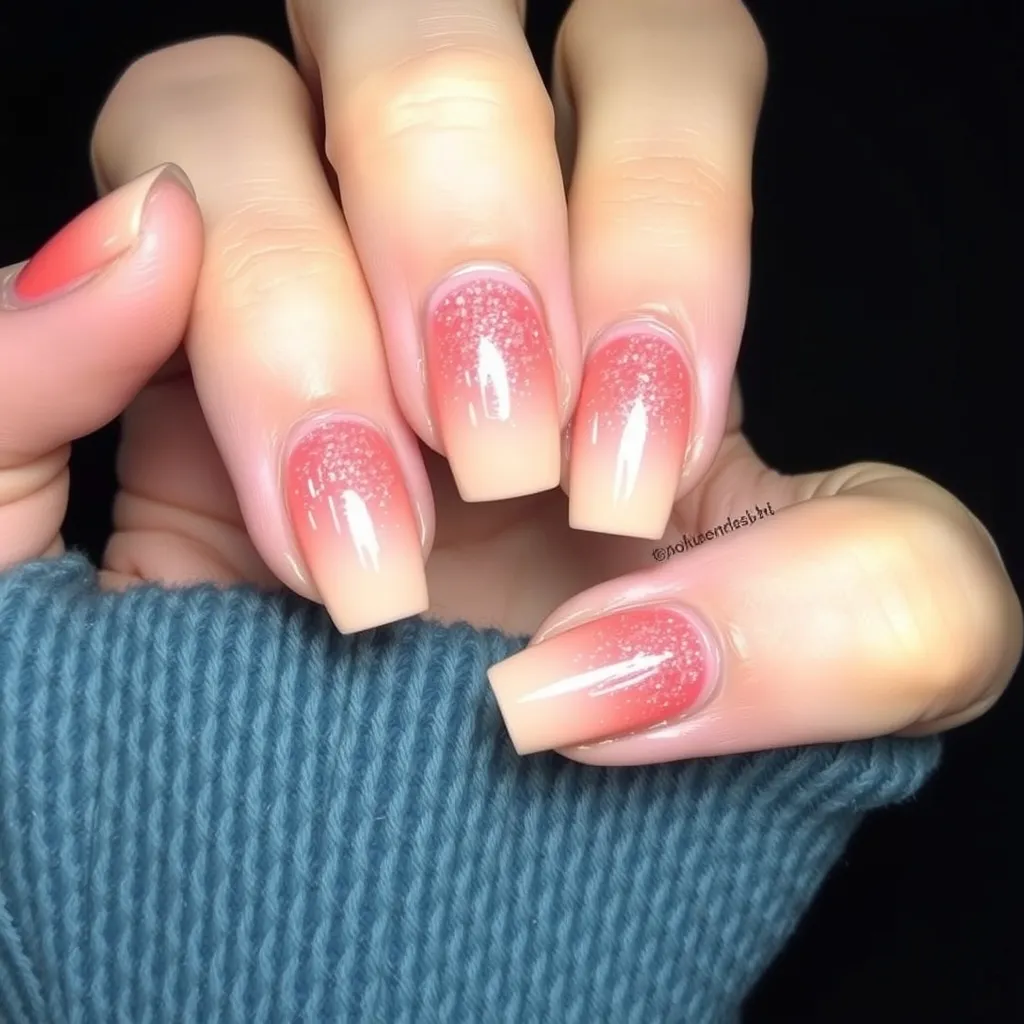 gradient ombre nails